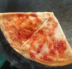 Crêpe fraises du jardin de LOUANNEC (3€50)